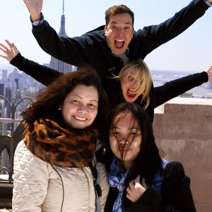 Jimmy Fallon, Cameron Diaz, Photobomb Jimmy Fallon, Cameron Diaz, Photobomb